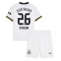 Borussia Dortmund Julian Ryerson #26 Fotballklær Tredjedraktsett Barn 2024-25 Kortermet (+ korte bukser)